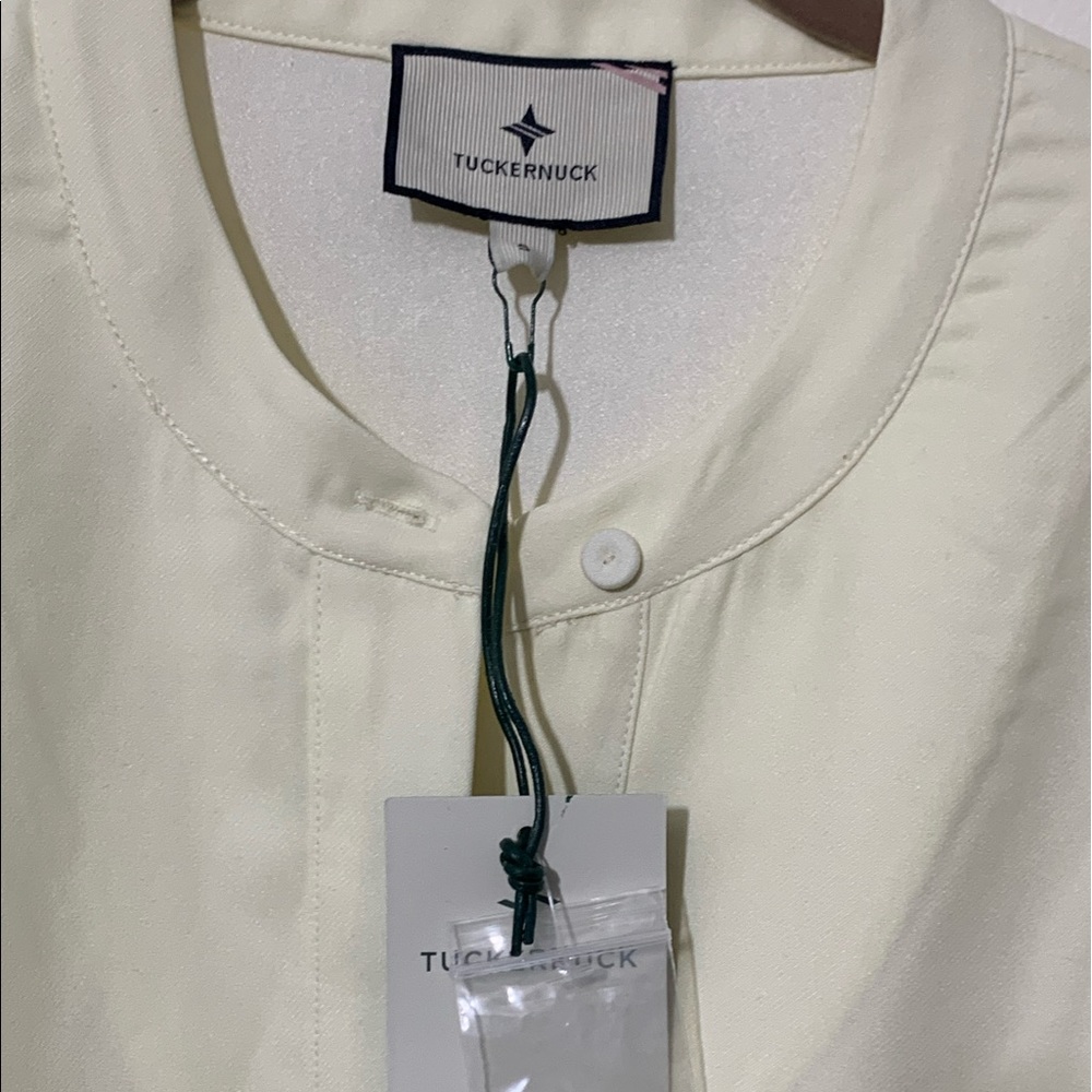 Tuckernuck Cream Button-Front Mini Dress - Picture 13 of 16